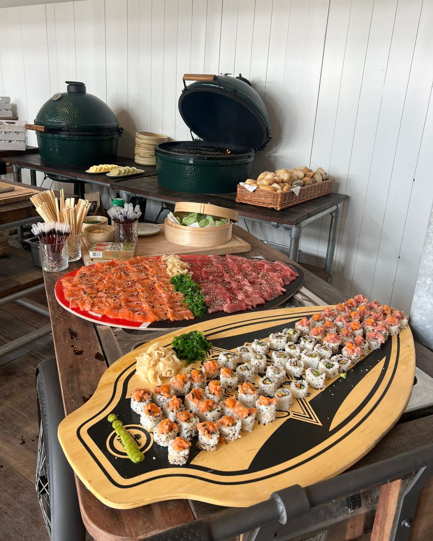 Chef Nick bereidt een gerecht